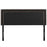 Jessamine Full Upholstered Vinyl Headboard 5375-BLK