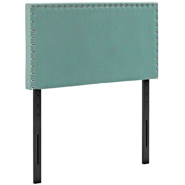 Phoebe Twin Upholstered Fabric Headboard 5382-LAG