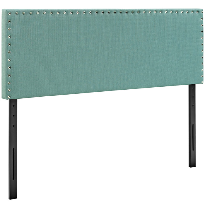 Phoebe Queen Upholstered Fabric Headboard 5386-LAG