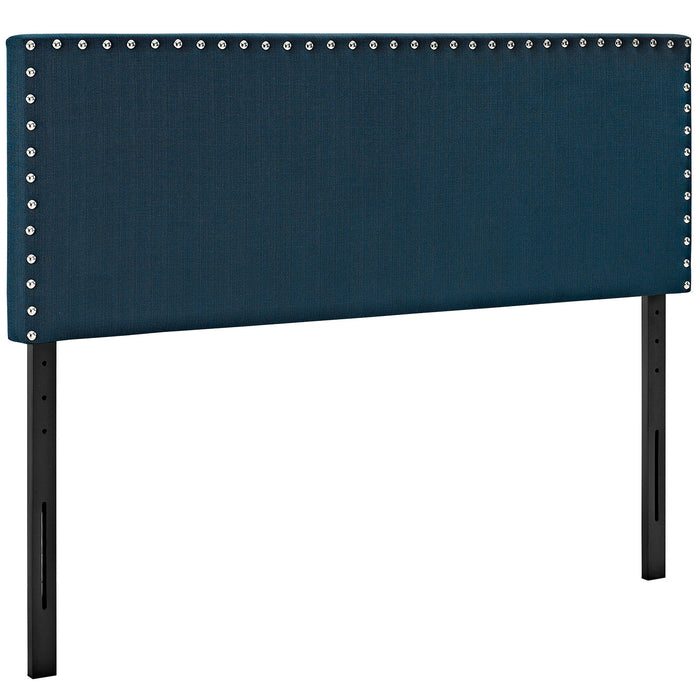 Phoebe King Upholstered Fabric Headboard 5388-AZU