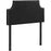 Laura Twin Upholstered Vinyl Headboard 5389-BLK