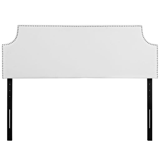 Laura Full Upholstered Vinyl Headboard 5391-WHI