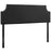 Laura Queen Upholstered Vinyl Headboard 5393-BLK