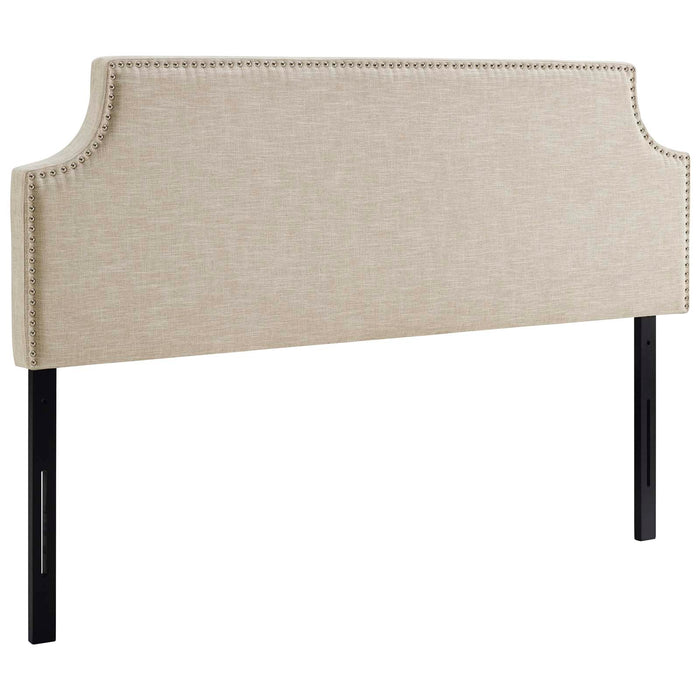 Laura Queen Upholstered Fabric Headboard 5394-BEI