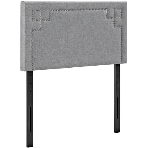 Josie Twin Upholstered Fabric Headboard 5398-LGR