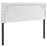 Josie Queen Upholstered Vinyl Headboard 5401-WHI