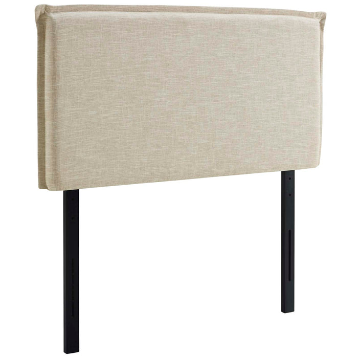 Camille Twin Upholstered Fabric Headboard 5405-BEI