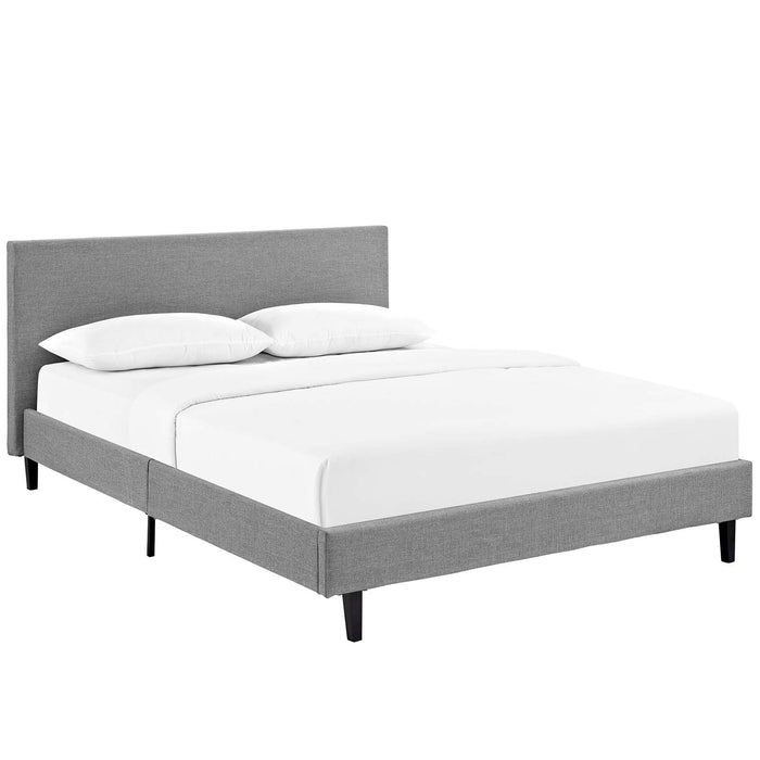 Anya Full Fabric Bed 5418-LGR