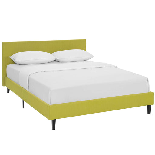 Anya Full Fabric Bed 5418-WHE