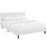 Anya Queen Vinyl Bed 5419-WHI