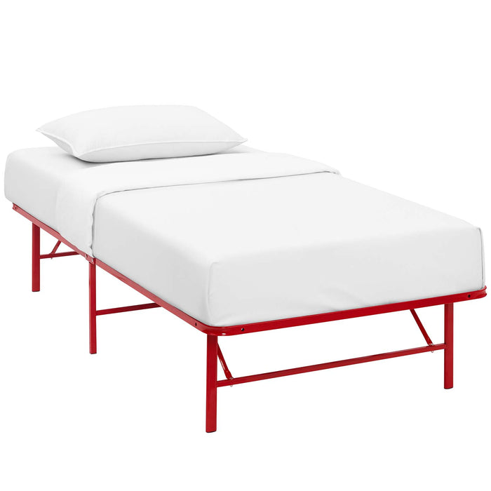 Horizon Twin Stainless Steel Bed Frame 5427-RED