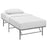 Horizon Twin Stainless Steel Bed Frame 5427-SLV