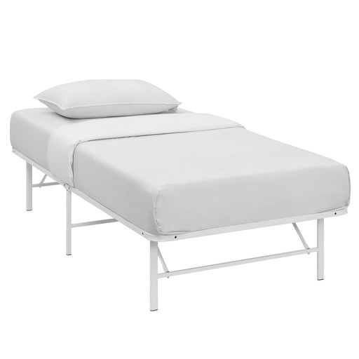 Horizon Twin Stainless Steel Bed Frame 5427-WHI