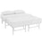 Horizon Full Stainless Steel Bed Frame 5428-WHI