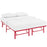 Horizon Queen Stainless Steel Bed Frame 5429-RED