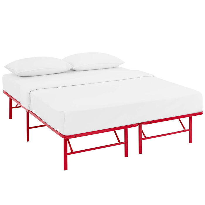 Horizon Queen Stainless Steel Bed Frame 5429-RED