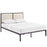 Della Full Fabric Bed 5459-BRN-BEI