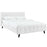 Ophelia Queen Vinyl Bed 5466-WHI