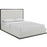 Madeline Queen Vinyl Bed Frame 5498-CAP-WHI