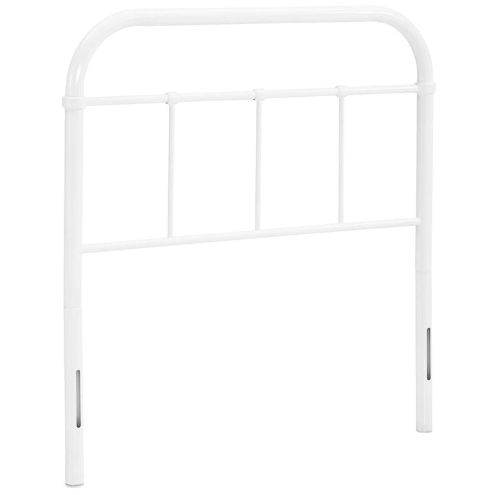 Serena Twin Steel Headboard 5534-WHI