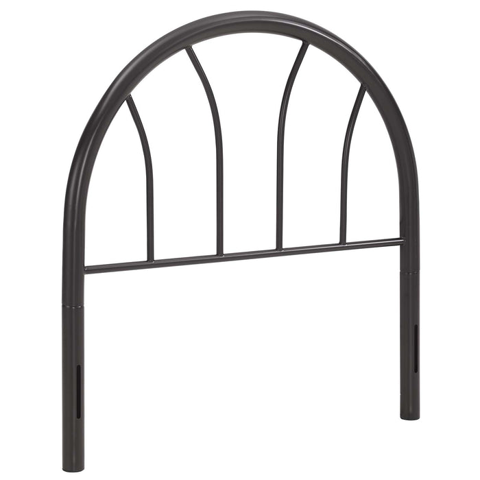 Damaris Twin Steel Headboard 5538-BRN