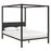 Raina Queen Canopy Bed Frame 5570-BRN-GRY