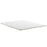 Relax Full 2" Gel Memory Foam Mattress Topper 5572-WHI