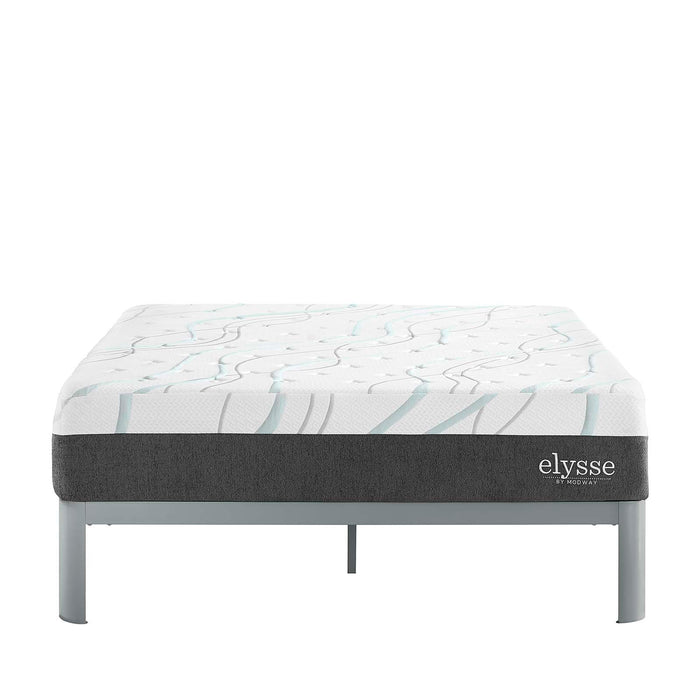 Elysse Queen CertiPUR-US® Certified Foam 12" Gel Infused Hybrid Mattress 5579-WHI