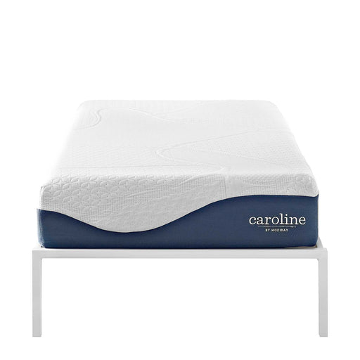 Caroline 10" Twin Memory Foam Mattress 5737-WHI