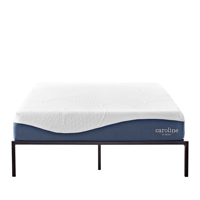 Caroline 10" Queen Memory Foam Mattress 5739-WHI