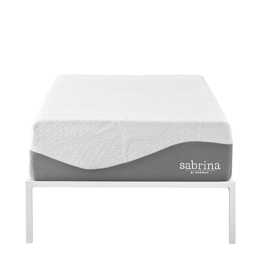 Sabrina 12" Twin Memory Foam Mattress 5741-WHI