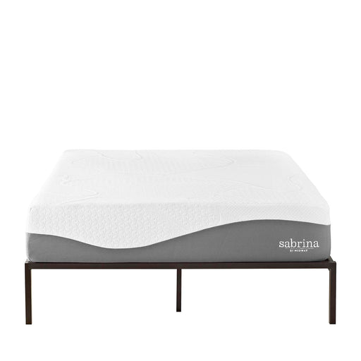 Sabrina 12" Queen Memory Foam Mattress 5743-WHI