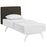 Tracy Twin Bed 5764-WHI-BRN