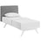 Tracy Twin Bed 5764-WHI-GRY