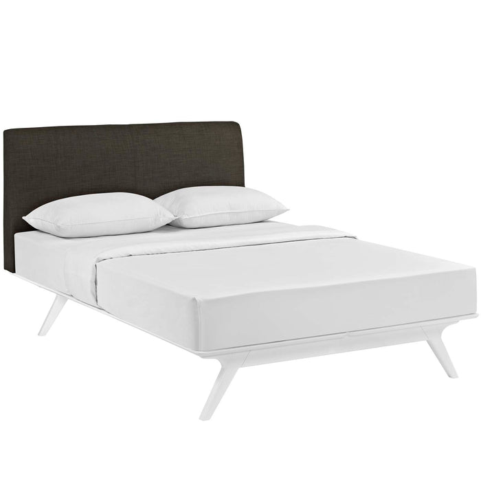 Tracy Queen Bed 5766-WHI-BRN