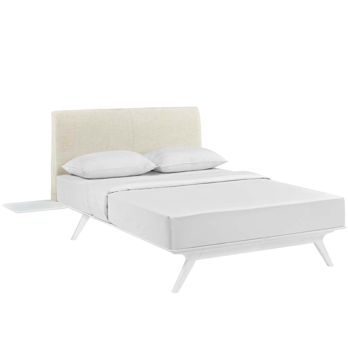 Tracy 3 Piece Full Bedroom Set 5785-WHI-BEI