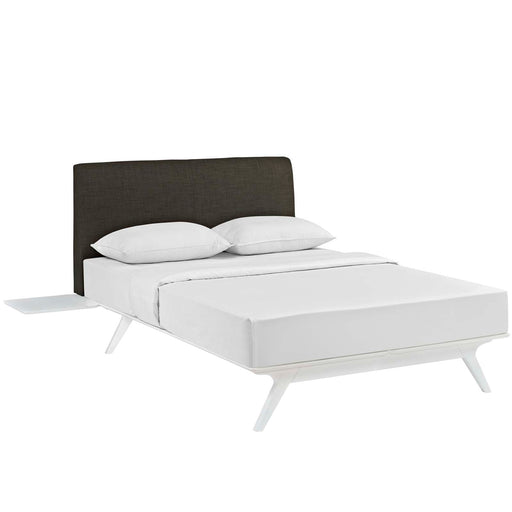 Tracy 3 Piece Full Bedroom Set 5785-WHI-BRN