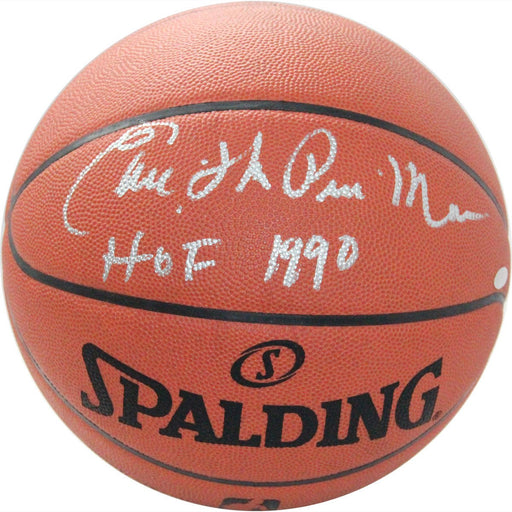 Earl Monroe Signed NBA Game Ball “ Earl The Pearl Monroe  HOF 1990 Insc.