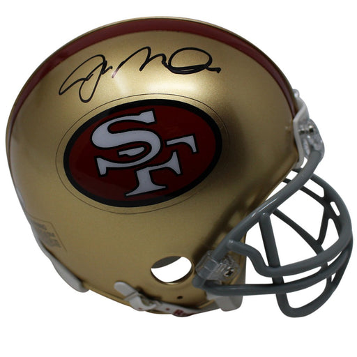 Joe Montana Signed San Francisco 49ers Replica Throwback 64-95 Mini Helmet