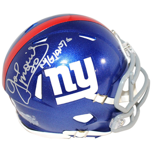 Joe Morris Signed New York Giants Replica Speed Mini Helmet w/ "NY Giants' Insc