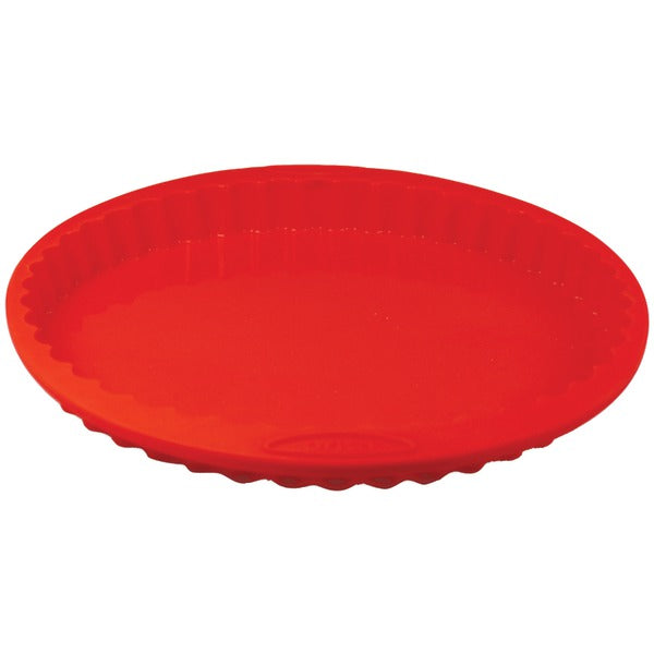 12.6IN SILCN TART PAN RED