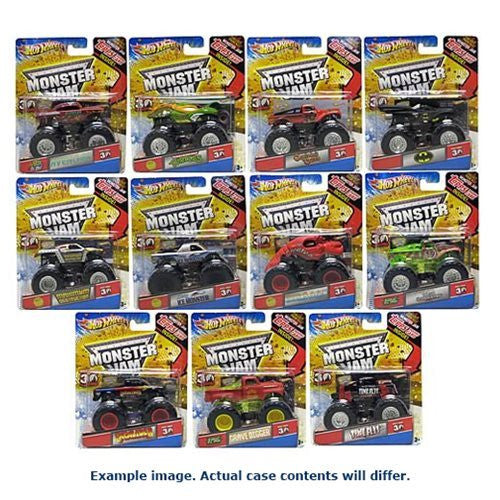 Hot Wheels Monster Jam 1:64 Scale Wave 8 Case               