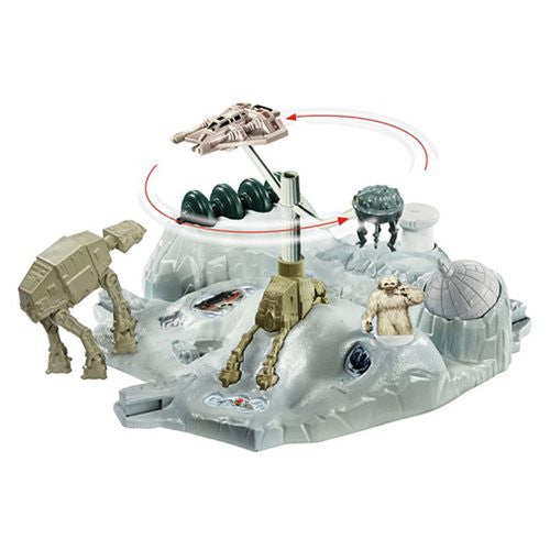 Star Wars Hot Wheels Hoth Echo Base Battle Playset          