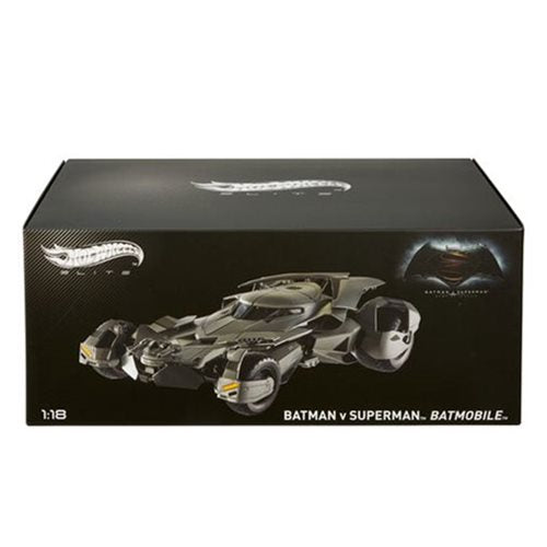 Batman v Superman Batmobile 1:18 Scale Hot Wheels Vehicle   