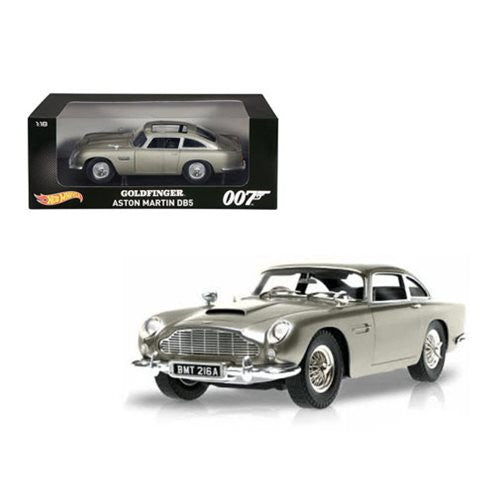 James Bond Goldfinger Aston Martin DB5 1:18 Hot Wheels Veh. 