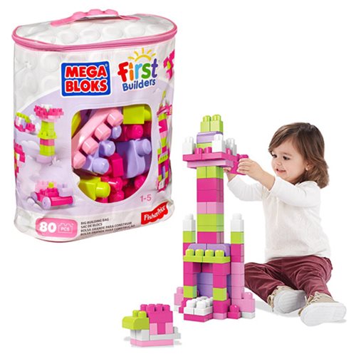 Mega Bloks Pink Big Building Bag                            