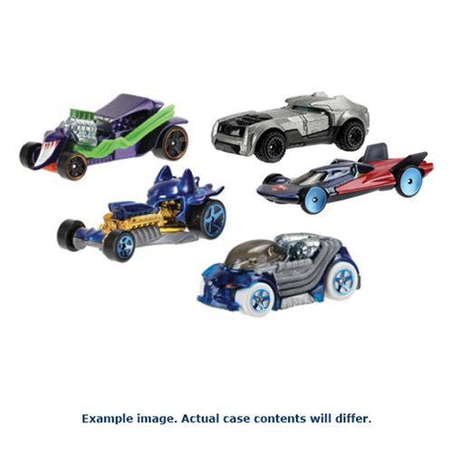 DC Comics Hot Wheels 1:64 Character Car 2017 Mix 1 Case     