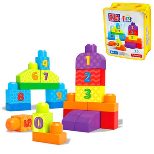 Mega Bloks First Builders 123 Count Blocks                  