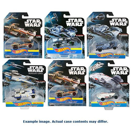 Star Wars Hot Wheels Carships Mix 3 Case                    