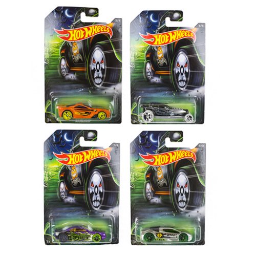 Hot Wheels Halloween 2017 Die-Cast Metal Vehicle Case       